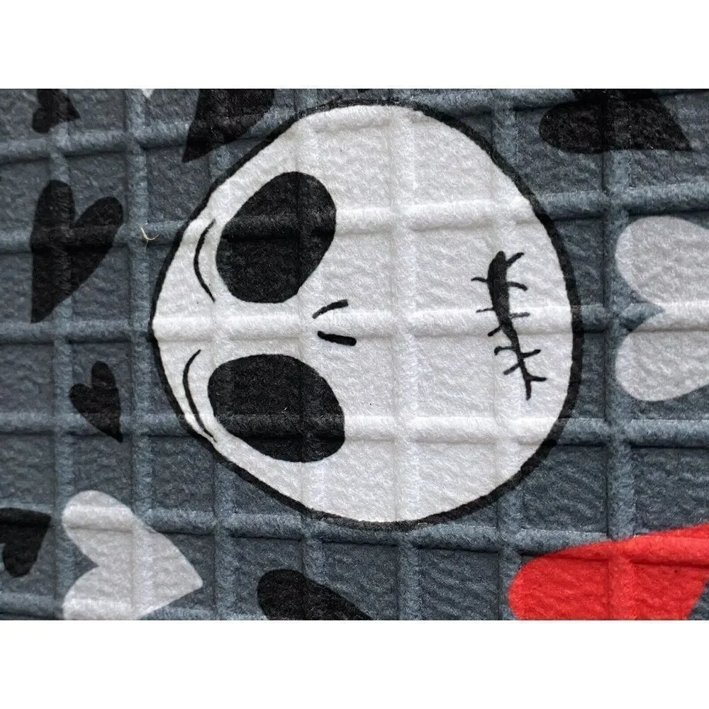 Nightmare Before Christmas Jack Skellington Valentines Rubber Outdoor Mat 18x30”